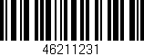 Código de barras (EAN, GTIN, SKU, ISBN): '46211231'