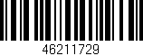 Código de barras (EAN, GTIN, SKU, ISBN): '46211729'