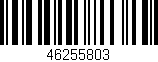 Código de barras (EAN, GTIN, SKU, ISBN): '46255803'