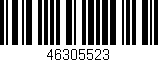 Código de barras (EAN, GTIN, SKU, ISBN): '46305523'