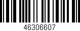 Código de barras (EAN, GTIN, SKU, ISBN): '46306607'