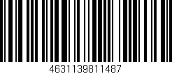 Código de barras (EAN, GTIN, SKU, ISBN): '4631139811487'