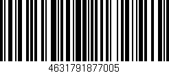 Código de barras (EAN, GTIN, SKU, ISBN): '4631791877005'