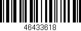 Código de barras (EAN, GTIN, SKU, ISBN): '46433618'