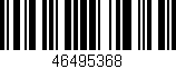 Código de barras (EAN, GTIN, SKU, ISBN): '46495368'