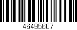 Código de barras (EAN, GTIN, SKU, ISBN): '46495607'