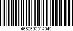 Código de barras (EAN, GTIN, SKU, ISBN): '4652693814349'