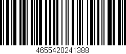 Código de barras (EAN, GTIN, SKU, ISBN): '4655420241388'