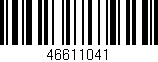 Código de barras (EAN, GTIN, SKU, ISBN): '46611041'