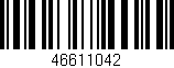 Código de barras (EAN, GTIN, SKU, ISBN): '46611042'