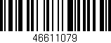 Código de barras (EAN, GTIN, SKU, ISBN): '46611079'