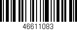 Código de barras (EAN, GTIN, SKU, ISBN): '46611083'
