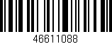 Código de barras (EAN, GTIN, SKU, ISBN): '46611088'