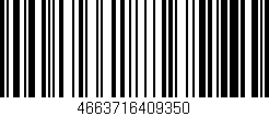 Código de barras (EAN, GTIN, SKU, ISBN): '4663716409350'