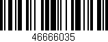 Código de barras (EAN, GTIN, SKU, ISBN): '46666035'