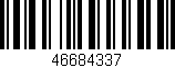 Código de barras (EAN, GTIN, SKU, ISBN): '46684337'