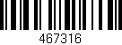 Código de barras (EAN, GTIN, SKU, ISBN): '467316'