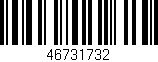 Código de barras (EAN, GTIN, SKU, ISBN): '46731732'