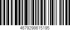 Código de barras (EAN, GTIN, SKU, ISBN): '4679298615195'