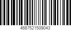 Código de barras (EAN, GTIN, SKU, ISBN): '4687521509043'