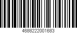 Código de barras (EAN, GTIN, SKU, ISBN): '4688222001683'