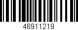 Código de barras (EAN, GTIN, SKU, ISBN): '46911219'