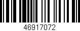 Código de barras (EAN, GTIN, SKU, ISBN): '46917072'