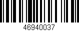 Código de barras (EAN, GTIN, SKU, ISBN): '46940037'