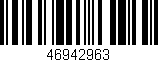 Código de barras (EAN, GTIN, SKU, ISBN): '46942963'