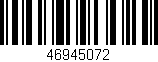 Código de barras (EAN, GTIN, SKU, ISBN): '46945072'