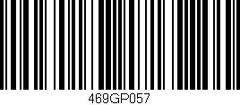 Código de barras (EAN, GTIN, SKU, ISBN): '469GP057'