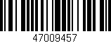 Código de barras (EAN, GTIN, SKU, ISBN): '47009457'