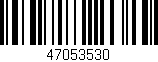 Código de barras (EAN, GTIN, SKU, ISBN): '47053530'