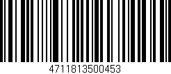 Código de barras (EAN, GTIN, SKU, ISBN): '4711813500453'