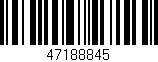 Código de barras (EAN, GTIN, SKU, ISBN): '47188845'