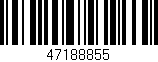 Código de barras (EAN, GTIN, SKU, ISBN): '47188855'