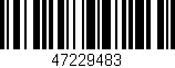 Código de barras (EAN, GTIN, SKU, ISBN): '47229483'