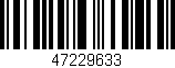 Código de barras (EAN, GTIN, SKU, ISBN): '47229633'