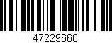 Código de barras (EAN, GTIN, SKU, ISBN): '47229660'