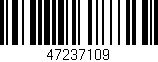 Código de barras (EAN, GTIN, SKU, ISBN): '47237109'
