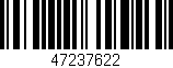Código de barras (EAN, GTIN, SKU, ISBN): '47237622'