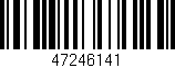 Código de barras (EAN, GTIN, SKU, ISBN): '47246141'