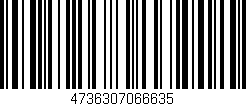 Código de barras (EAN, GTIN, SKU, ISBN): '4736307066635'