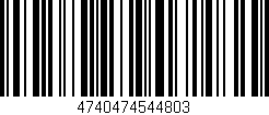 Código de barras (EAN, GTIN, SKU, ISBN): '4740474544803'