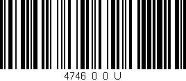 Código de barras (EAN, GTIN, SKU, ISBN): '4746_0_0_U'