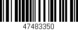 Código de barras (EAN, GTIN, SKU, ISBN): '47483350'