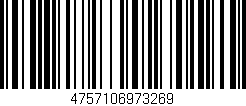 Código de barras (EAN, GTIN, SKU, ISBN): '4757106973269'