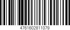 Código de barras (EAN, GTIN, SKU, ISBN): '4761602811079'