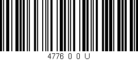 Código de barras (EAN, GTIN, SKU, ISBN): '4776_0_0_U'