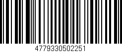 Código de barras (EAN, GTIN, SKU, ISBN): '4779330502251'